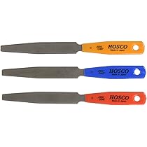 Amazon | HOSCO Luthiers Tools ナット溝切りヤスリ 3本組